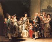 Francisco de goya y Lucientes Family of Charles IV oil on canvas